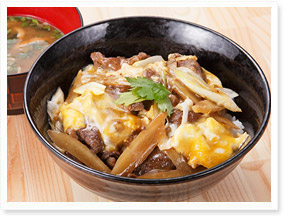 牛の柳川風丼